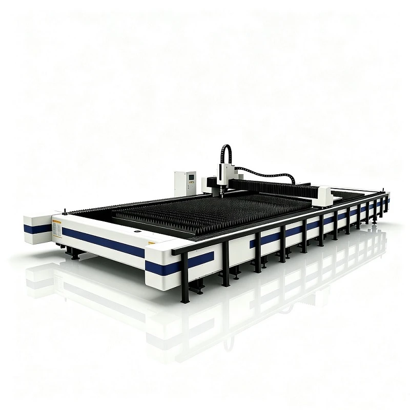 High Power Ground Rail Fiber Laser Skæremaskine til Metal